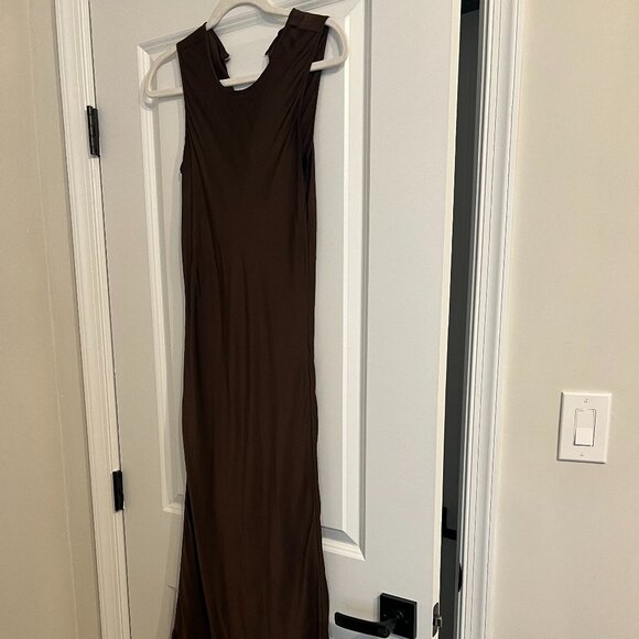 Washable Stretch Silk Tank Midi Dress - Quince - Picture 6 of 8